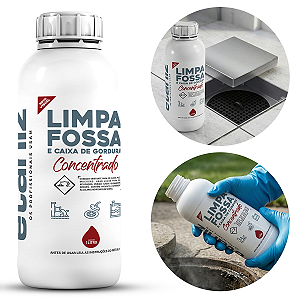 Limpa Fossa Ralos Caixa De Gordura C/ Flanela Microfibra 1L