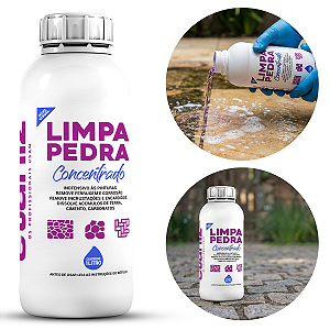Limpa Pedra Porosos Concentrado Remove Corrasão Encardido 1l
