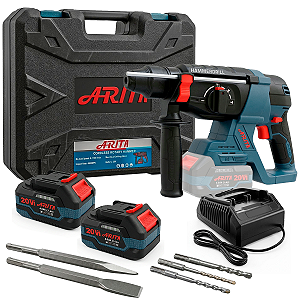 Martelete Impacto Rompedor Sds Plus 20v 2 Baterias 4.0ah