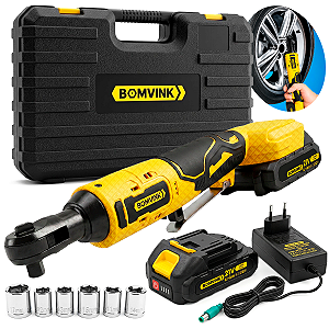 Chave Catraca Sem Fio Bivolt Brushless 21v C/ Kit Soquetes