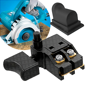 Gatilho Botão 4 Pinos Mcc400 Mt410 4100nh3 + Capa Protetora