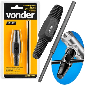 Extrator De Canos Quebrados Vonder  1/2 Polegada E 3/4