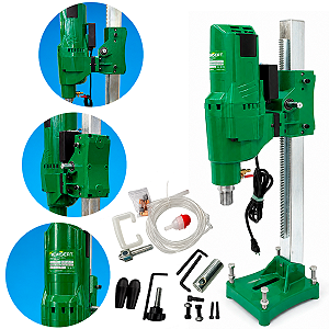 Perfuratriz De Coluna Laje Furo 250mm 4150w 220v Rosca 1.1/4