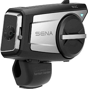 Intercomunicador Sena 50C Sound by Harman Kardon Bluetooth com câmera 4K - Pacote unico