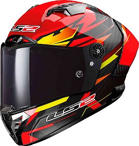 Capacete LS2 FF805 Thunder Carbon GP Aero Fire