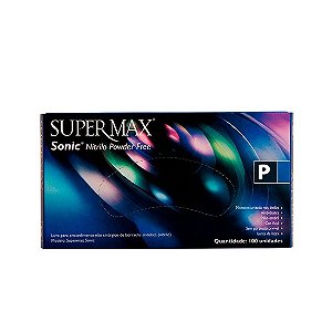 Luva Nitrílica Supermax Sonic - 50 pares