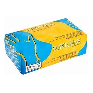 Luva Látex Supermax Branca - 50 pares