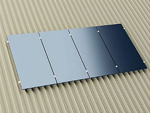ESTRUTURA SOLAR ROMAGNOLE KIT FIXACAO TELHA FIBROCIMENTO PARAFUSO METAL