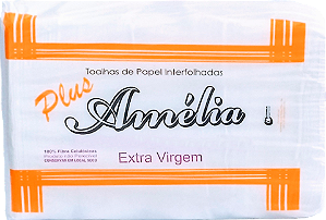 PAPEL TOALHA AMÉLIA 1000 FOLHAS EXTRA VIRGEM