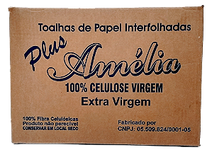 PAPEL TOALHA AMÉLIA CELULOSE 2400 FOLHAS