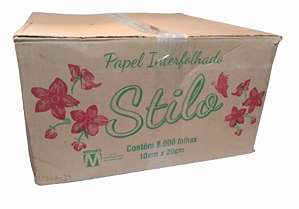 PAPEL HIGIÊNICO INTERFOLHADO STILO 8000 FLS