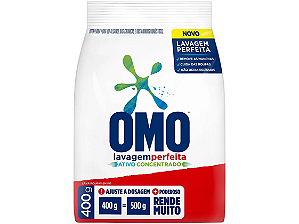 SABÃO EM PÓ OMO LAVAGEM PERFEITA  SACHÊ 400G
