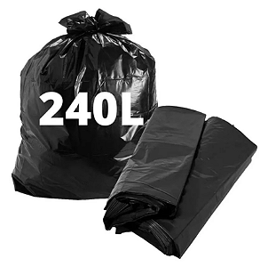 SACO PARA LIXO MULTMIX PRETO 240LT