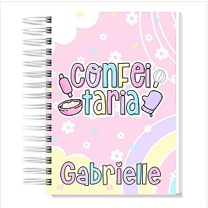 Caderno de Pedidos Confeitaria Candy Color