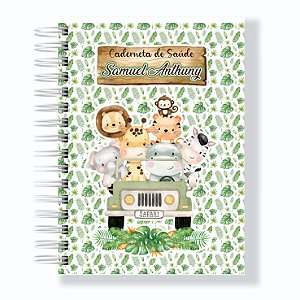Caderneta de Saúde/Vacinação Safari Menino