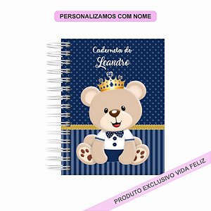 Caderneta de Saúde/Vacinação Urso Príncipe