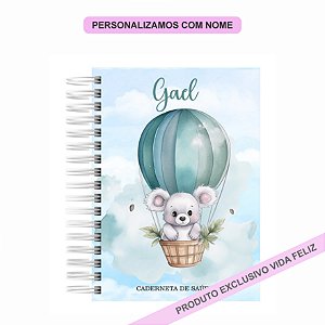 Caderneta de Saúde/Vacinação Koala Balão de Ar