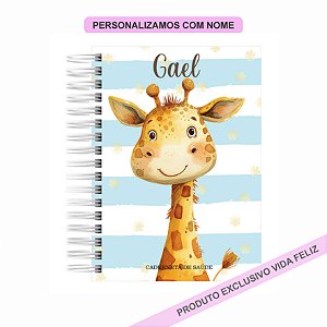 Caderneta de Saúde/Vacinação Girafa Menino