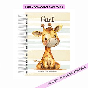 Caderneta de Saúde/Vacinação Girafa Menino