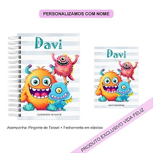 Porta Documentos + Caderneta de Saúde Monstrinhos