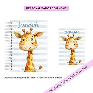 Porta Documentos + Caderneta de Saúde Inicial Girafinha