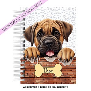 Caderneta Pet Cachorro Mastiff