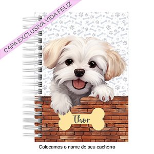 Caderneta Pet Cachorro Maltese / Maltês