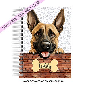 Caderneta Pet Cachorro Belgian Malinois