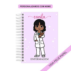 Caderno Personalizado Enfermeira