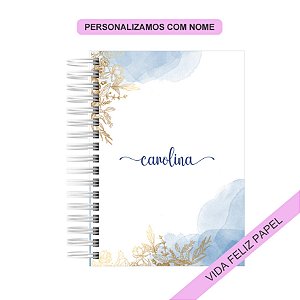 Caderno Personalizado Floral