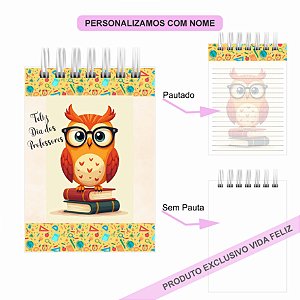 Bloquinho de Anotações Dia dos Professores