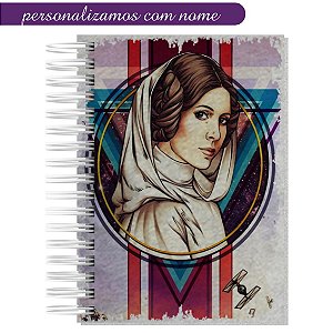 Caderno Personalizado Princesa Leia