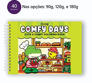 Livro para Colorir Comfy 40 desenhos