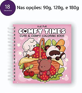 Livro para Colorir Quadrado - 18 desenhos