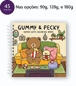 Livro para Colorir Quadrado - 45 desenhos