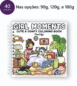 Livro para Colorir Quadrado -  40 desenhos