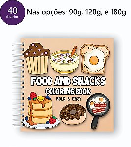 Livro para Colorir Quadrado -  40 desenhos