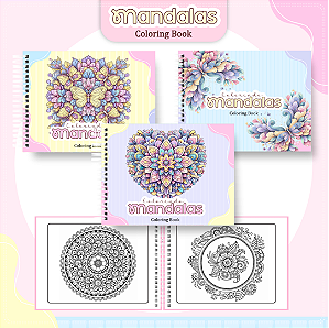 Livro de Colorir Mandalas