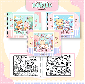 Livro de Colorir Bosque
