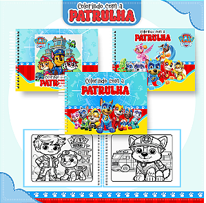 Livro de Colorir Patrulha Canina