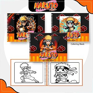 Livro de Colorir Naruto