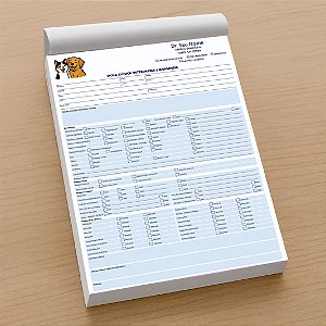 Ficha Clínica / Anamnese Veterinário Personalizada
