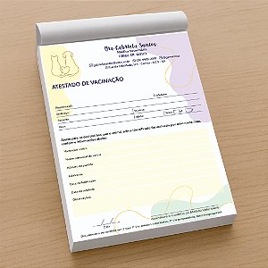 Atestado de Vacinação Veterinário Personalizado | VET100