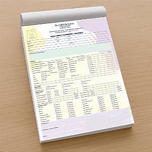 Anamnese Veterinário Completa A4 | Ficha Clínica Anamnese | VET100