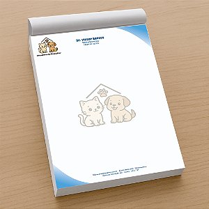 Papel Timbrado Veterinário Personalizado | VET101