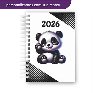Agenda 2026 | Personalizada | Panda | Com Nome