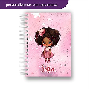 Agenda Escolar | Personalizada | Menininha | Rosa| Colocamos Nome na Capa