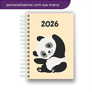 Agenda 2026 | Personalizada | Panda | Com Nome