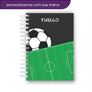 Agenda Escolar | Personalizada | Menino | Futebol | Colocamos Nome na Capa