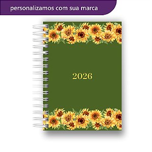 Agenda 2026 | Personalizada | Girassol | Com Nome